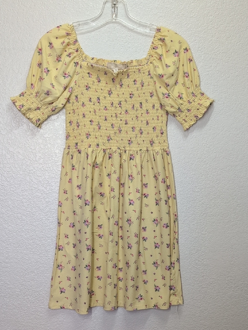 No Comment 👗 | Girls |Yellow Short Sleeve Dress